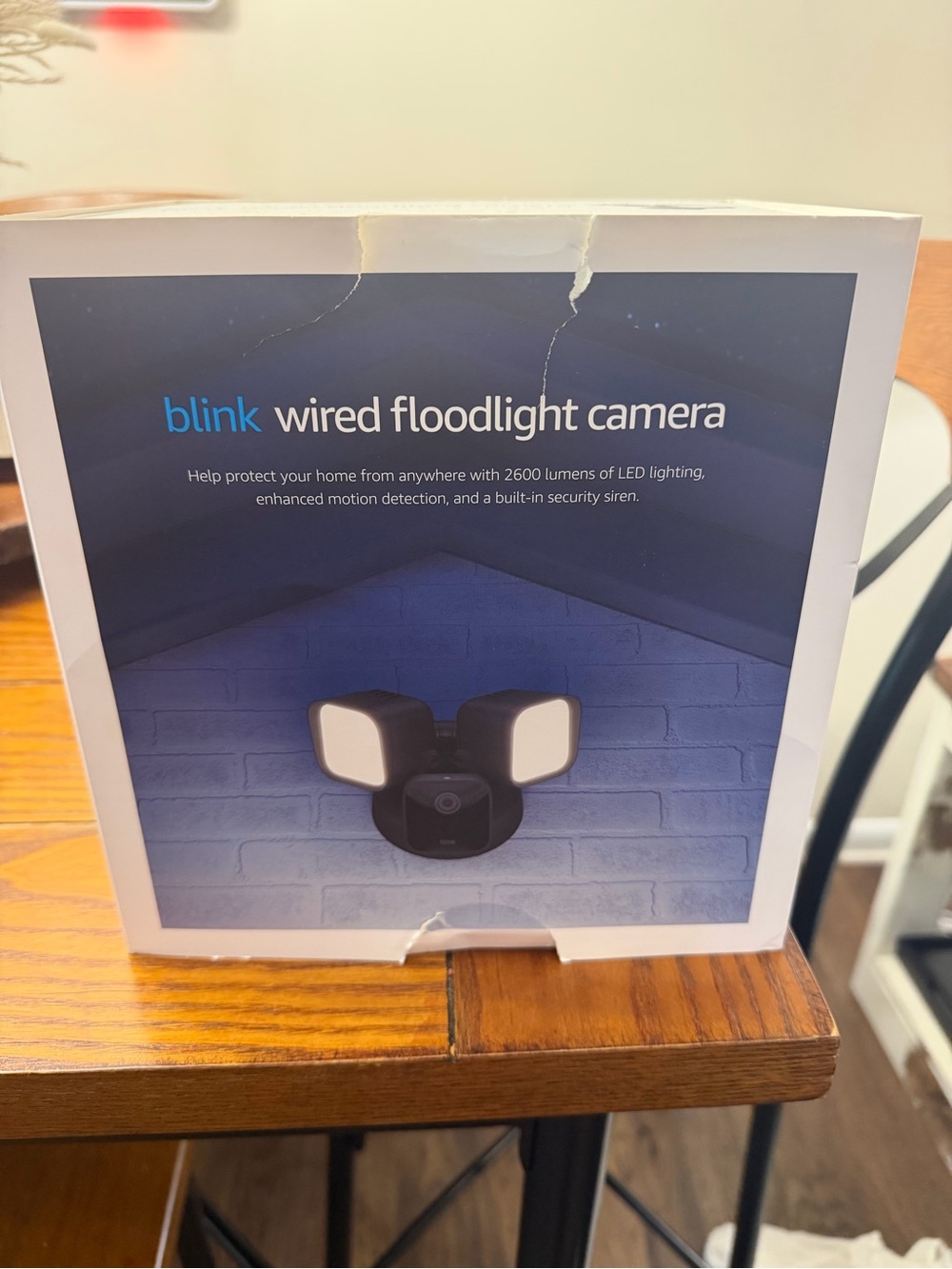 Blink Wired Floodlight Camera- Black